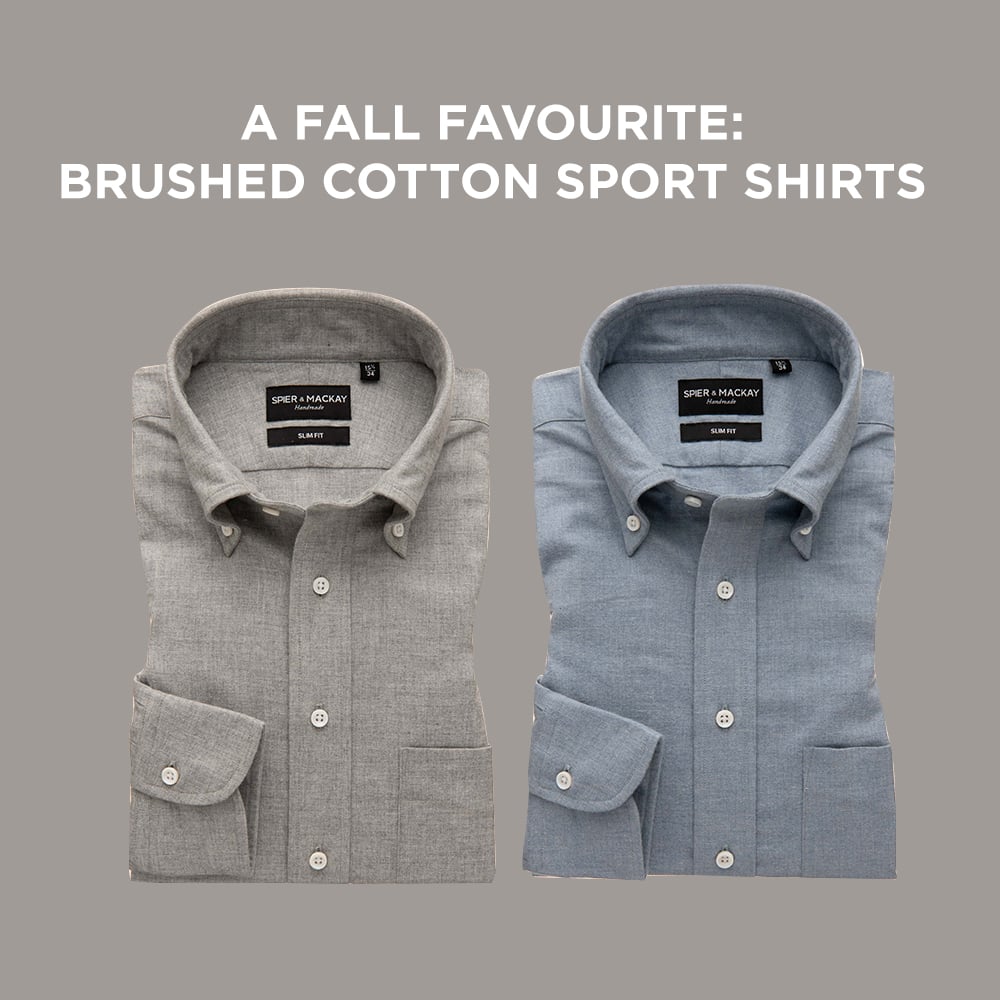 282. New Arrival Brushed Cotton Shirts