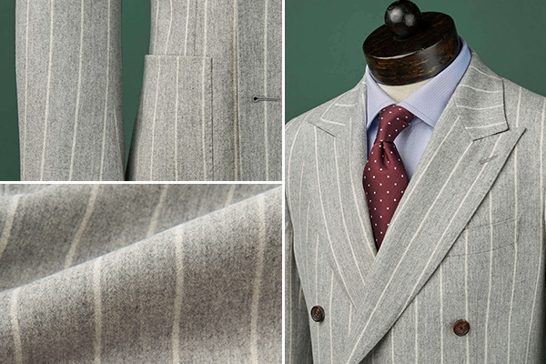 FW23_32.Light Gray Chalk Stripe - Double Breast_Detail shots_1